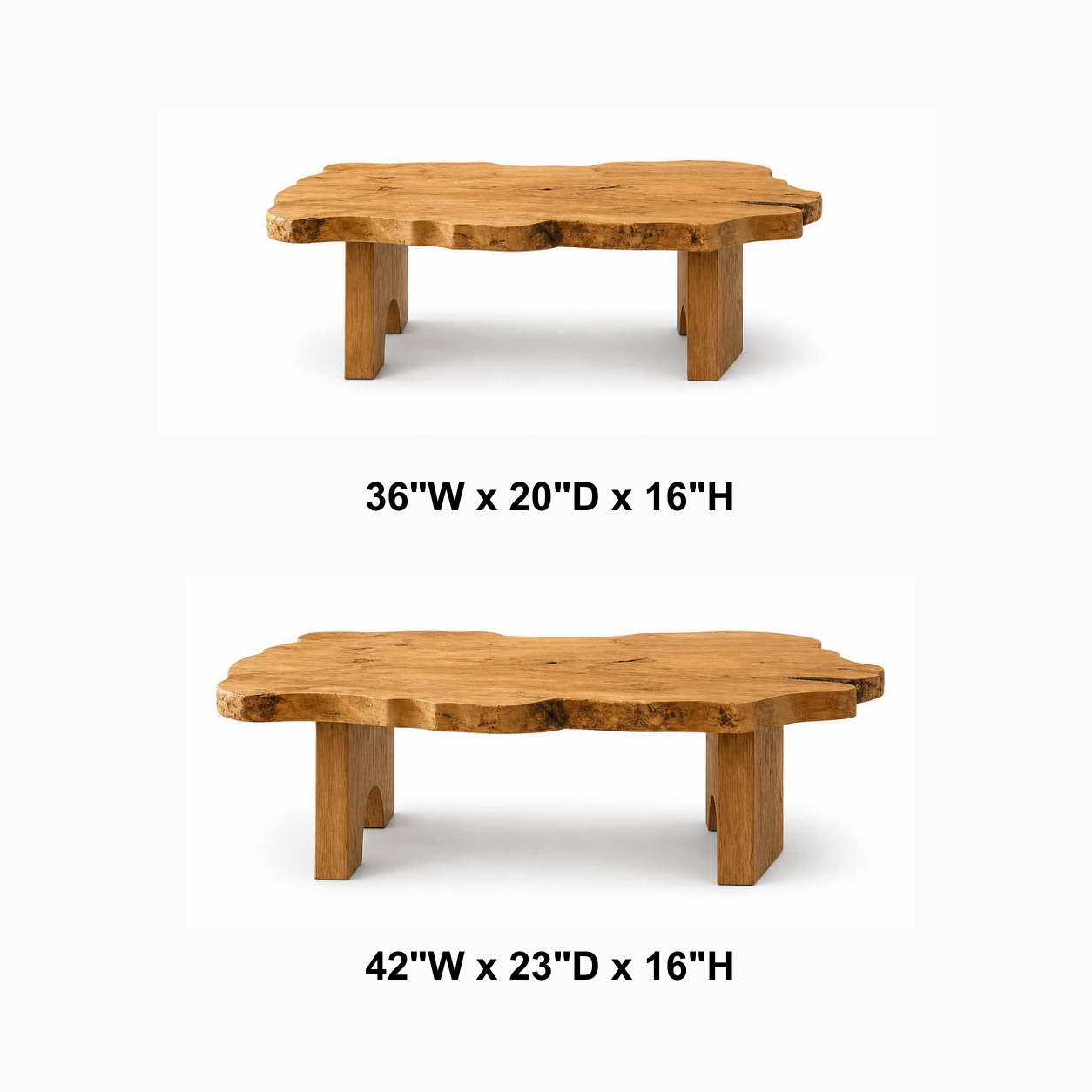 Calder Bridge Solid Wood Coffee Table For Living Room