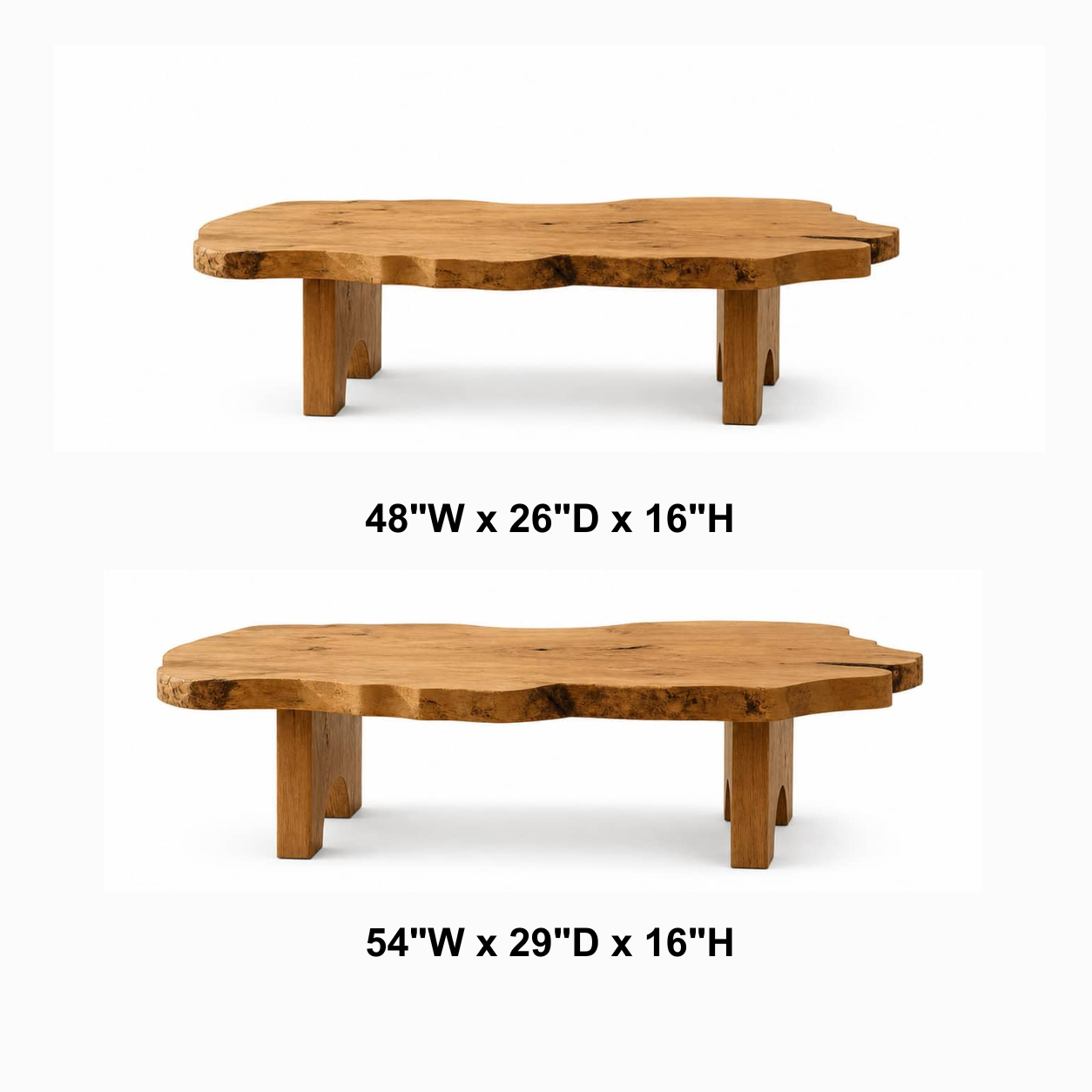 Calder Bridge Solid Wood Coffee Table For Living Room