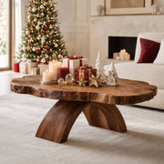 Denken Amorphous Solid Wood Coffee Table For Living Room