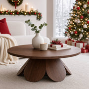 Mael Aesthetic Solid Wood Coffee Table For Living Room