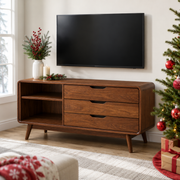 Vestara Solid Wood TV Console With Drawers For Living Room