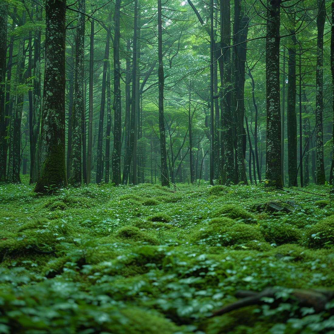 Begins in the forest