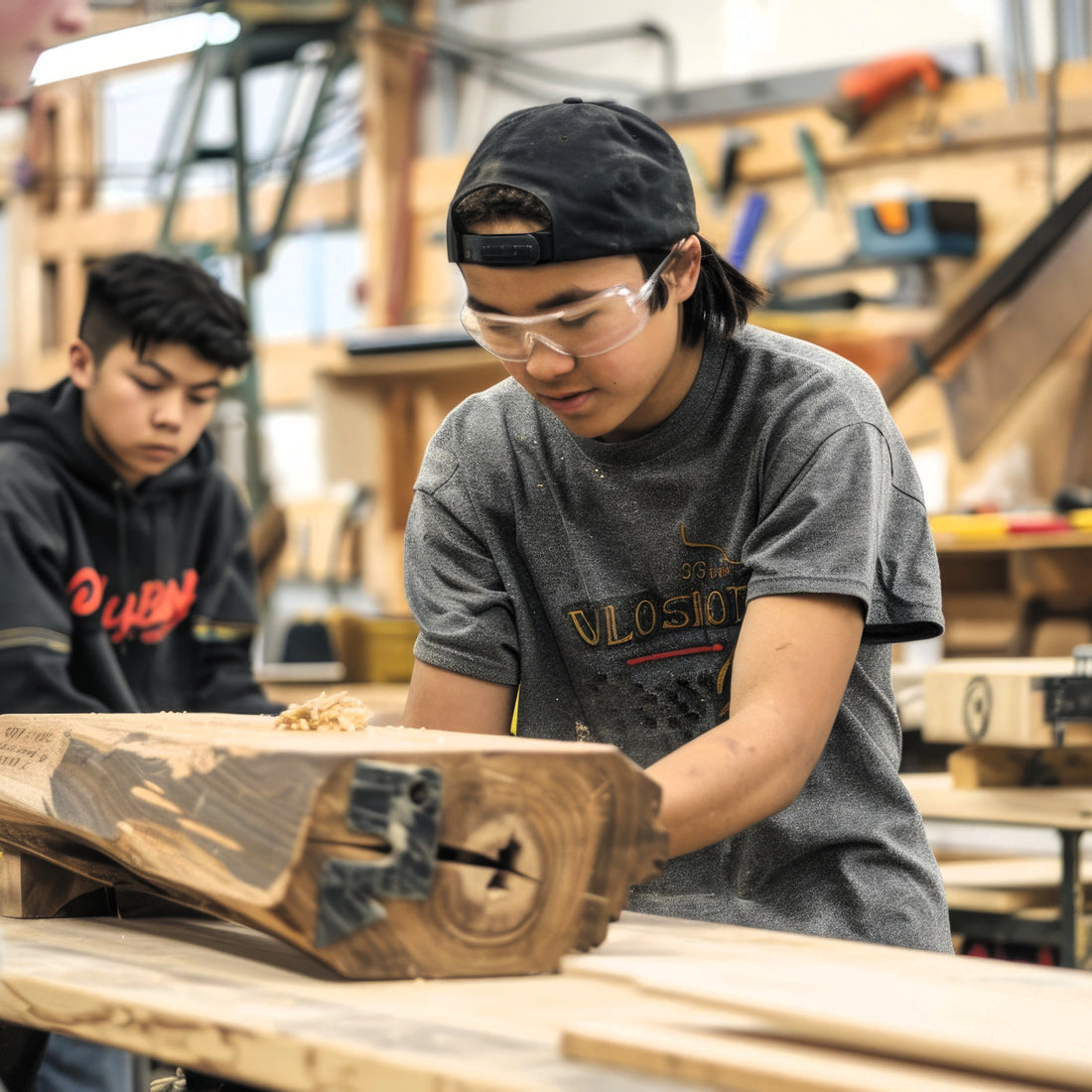 By the hands of an artisan